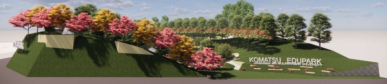 Konsep Desain Komatsu Edupark