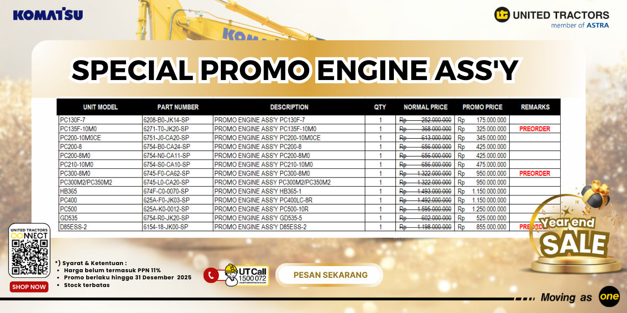 SPECIAL PROMO ENGINE ASSY