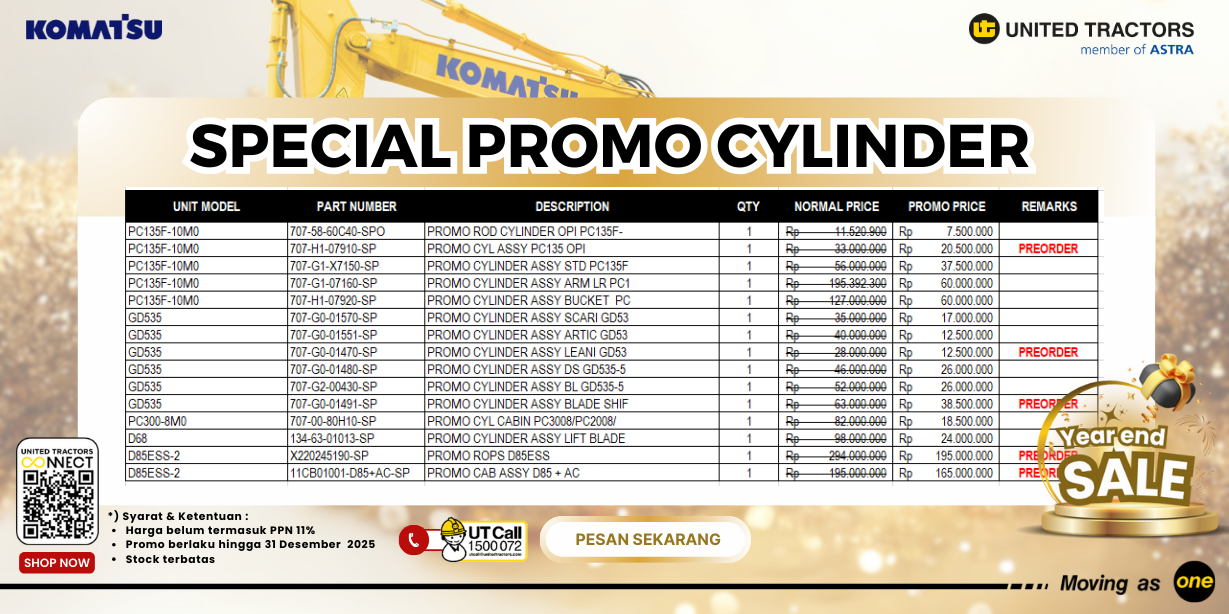 SPECIAL PROMO CYLINDER and CABIN