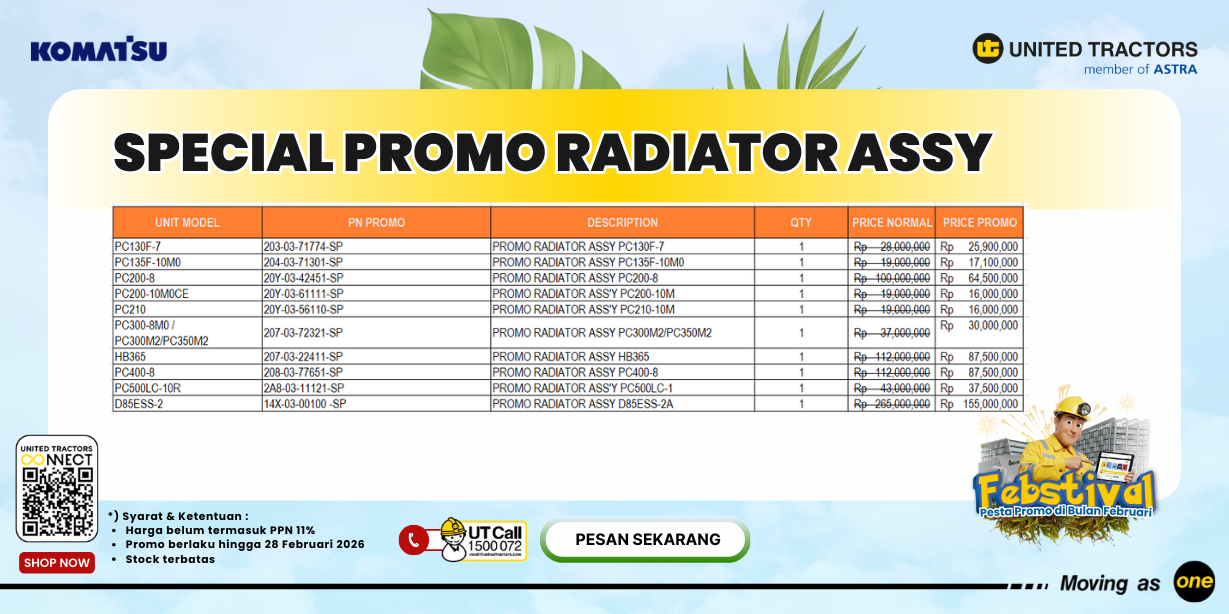 SPECIAL PROMO RADIATOR ASSY