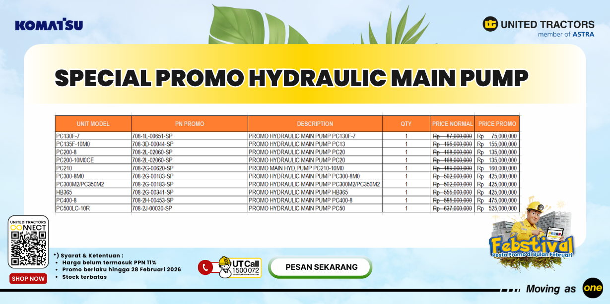 SPECIAL PROMO MAIN PUMP ASSY