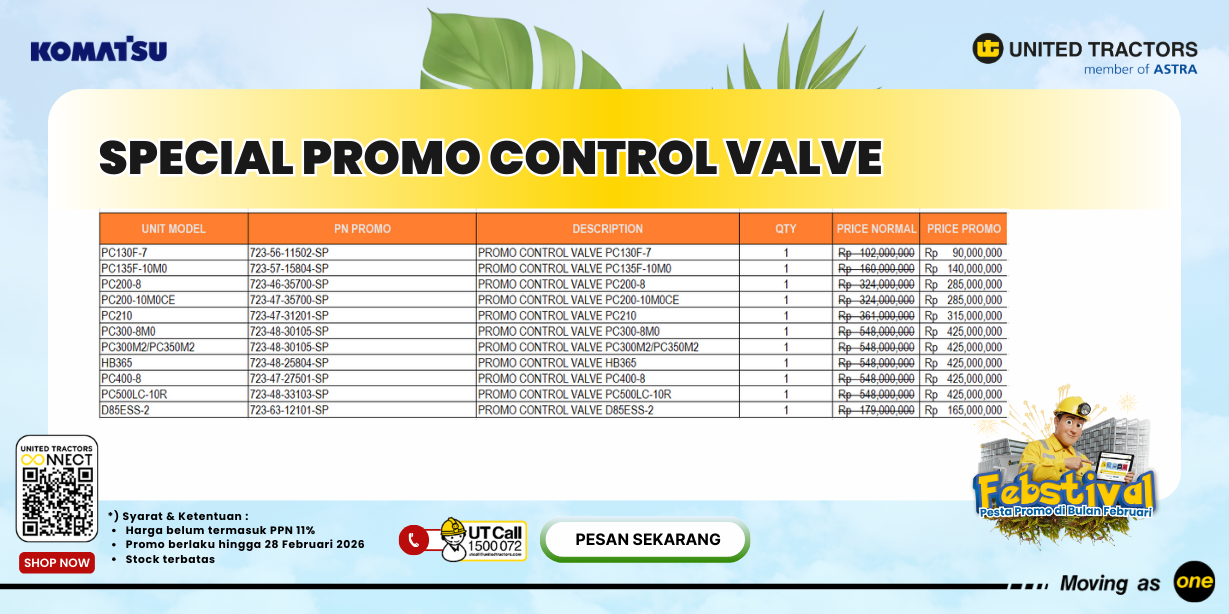 SPECIAL PROMO CONTROL VALVE
