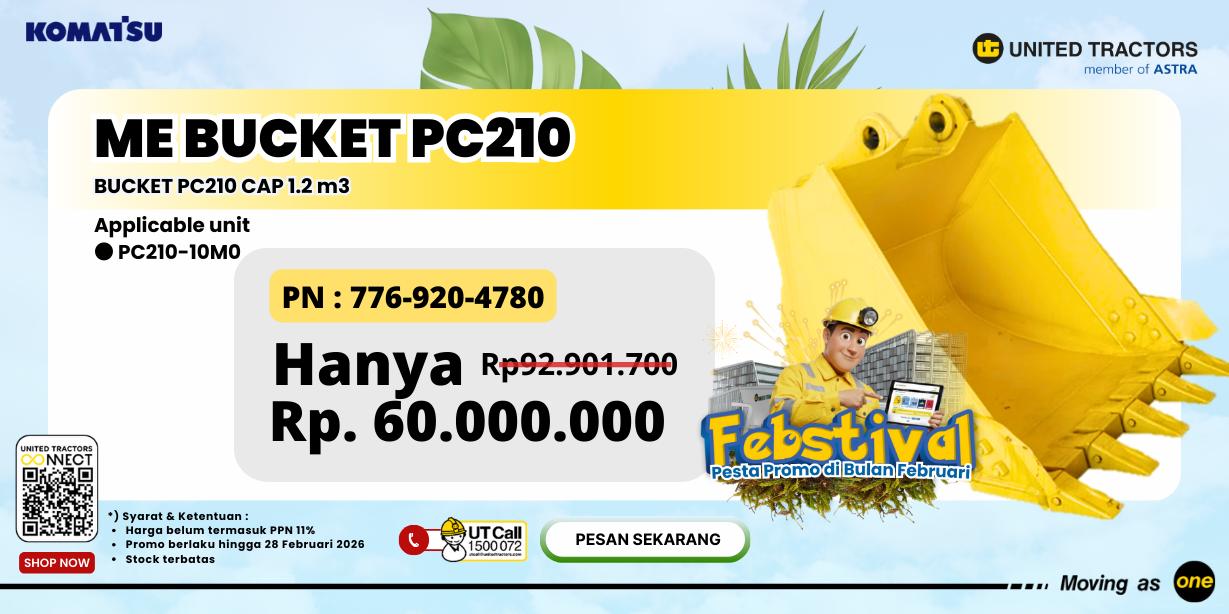 PROMO ME BUCKET PC210